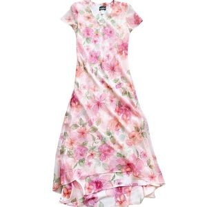 Women’s Vintage Floral Size 12 Lined Slip Dress Maxi